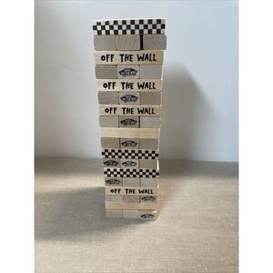 Vans "off The Wall" tower building Blocks Game